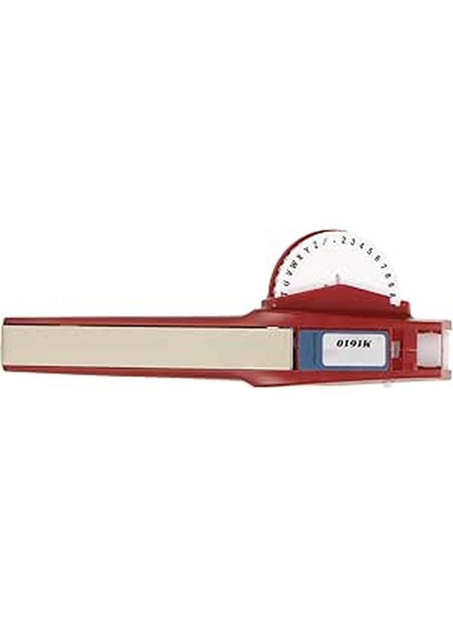Embossing Label Maker 36 Printable Characters Craft Tape Gray - Image 1