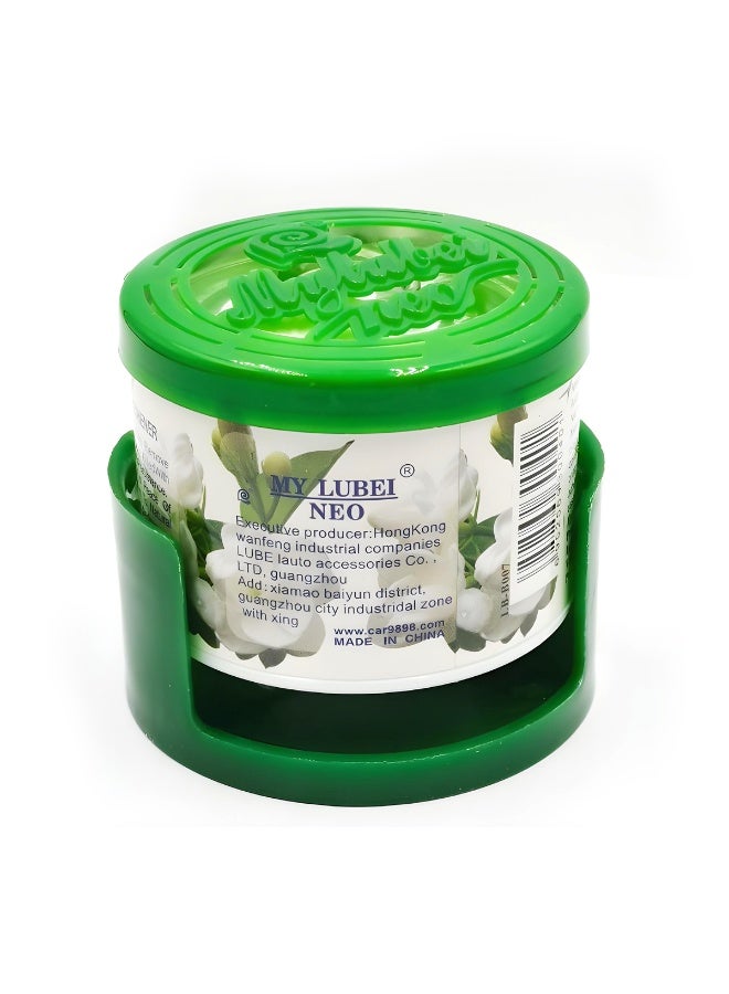 MY LUBEI NEO Jasmine Car Air Freshener – Long-Lasting Solid Gel Odor Eliminator for Car, Home & Office – Non-Toxic, Eco-Friendly, Fresh Citrus Scent with Holder - Image 4