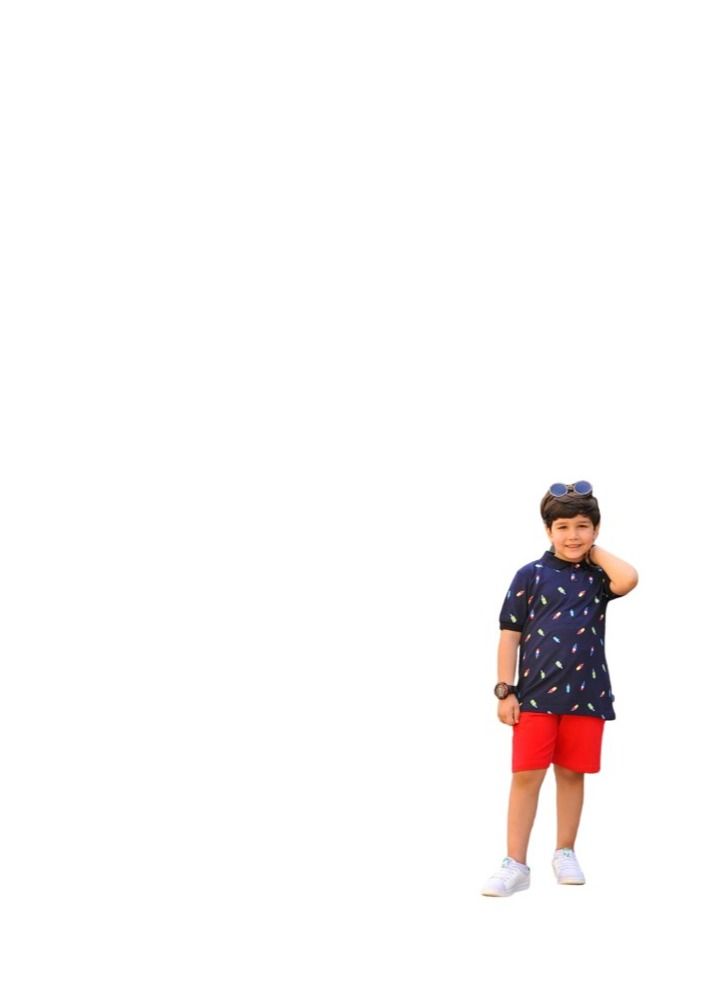 A boys' set consisting of two pieces 