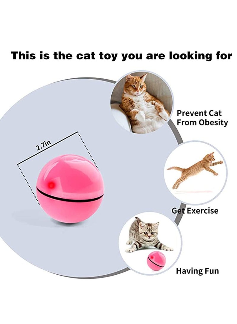 KASTWAVE Cat Toys for Indoor Cats Kittens Interactive Training, Self Rotating Moving USB Rechargeable Smart Cat Toy Ball  - Image 3