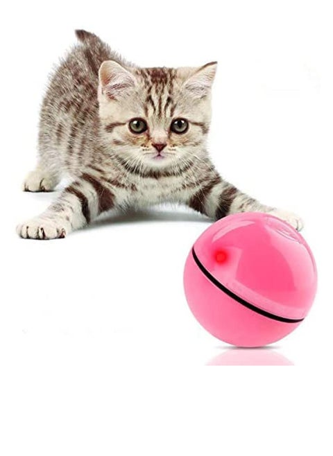 Cat Toys for Indoor Cats Kittens Interactive Training, Self Rotating Moving USB Rechargeable Smart Cat Toy Ball