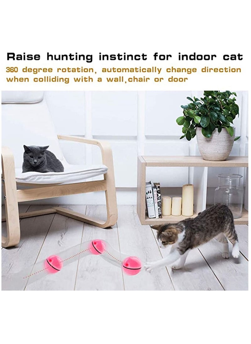 KASTWAVE Cat Toys for Indoor Cats Kittens Interactive Training, Self Rotating Moving USB Rechargeable Smart Cat Toy Ball  - Image 2