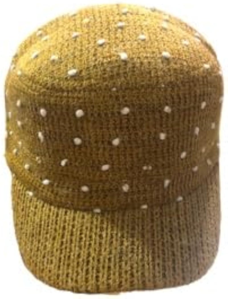 Cap made of soft cotton with comfortable dots and a back tie