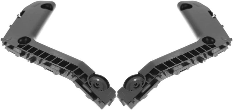 DEMULAX 2Pcs Black ABS Car Front Bumper Bracket Support Holder - Image 5