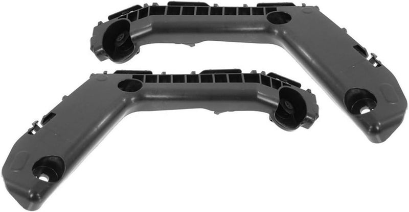 DEMULAX 2Pcs Black ABS Car Front Bumper Bracket Support Holder - Image 4