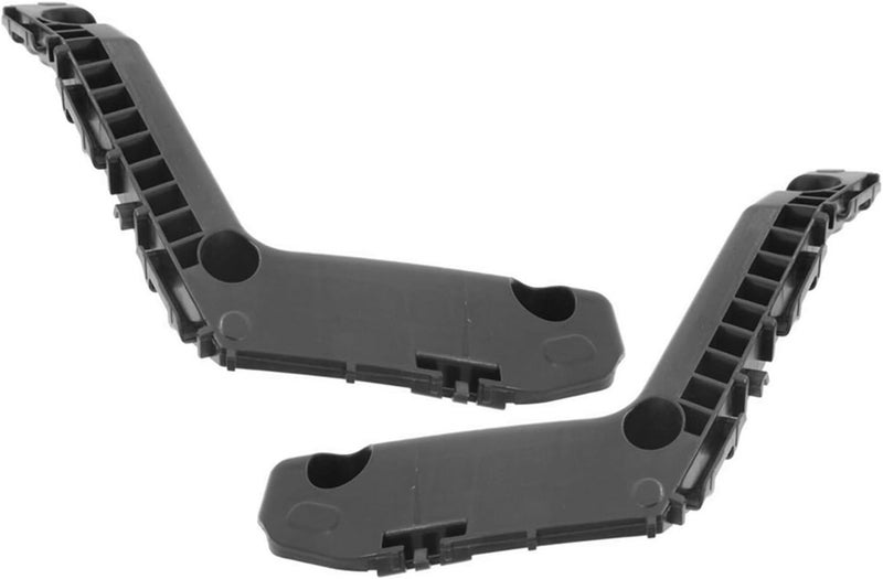 DEMULAX 2Pcs Black ABS Car Front Bumper Bracket Support Holder - Image 2