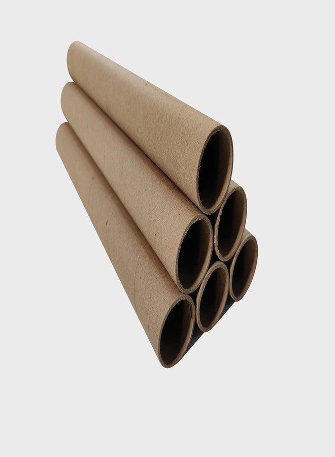 WallDesign Cardboard Storage Tube with End Caps (1.5 inch diameter x 21 inch long) - Perfect for Art Prints, Blueprints, Office Posters, and Charts – Durable Rolled Box Packaging (6 Tubes) - Image 3