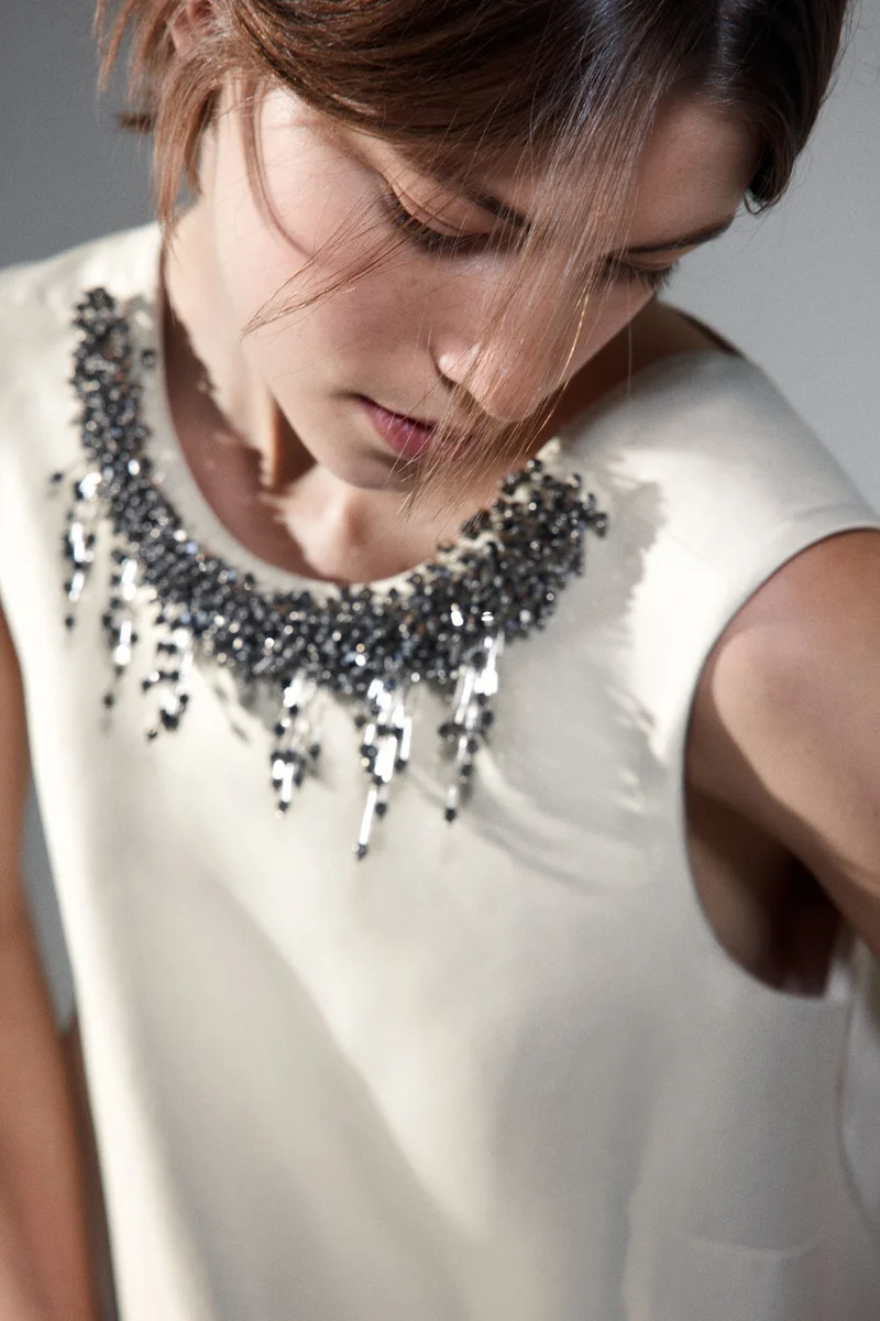 H&M  Embellished A-line dress for Women | Best Price UAE