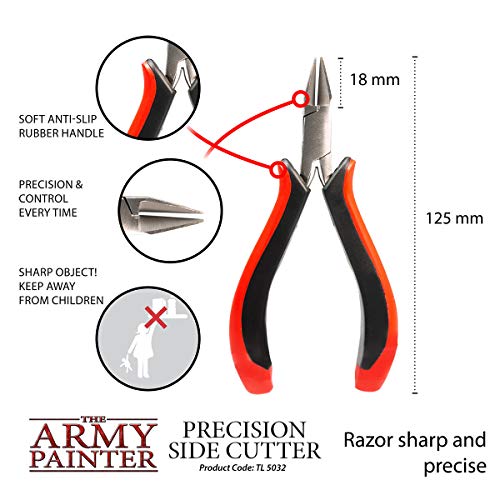 The Army Painter | Precision Side Cutters | Cutters for Plastic, Resin and Metal Figurines - Stainless Steel Precision Tool for Assembling Wargames Table Figures - Image 2