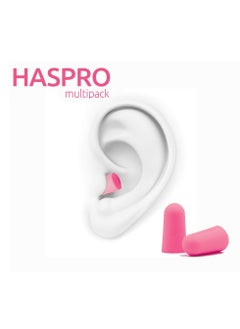 HASPRO HASPRO Ultra Soft Foam Earplugs, Best Earplugs for Noise Canceling, Snoring, Work, DIY, Noise Reduction SNR 38dB (Pack of 10, Pink)  - Image 5