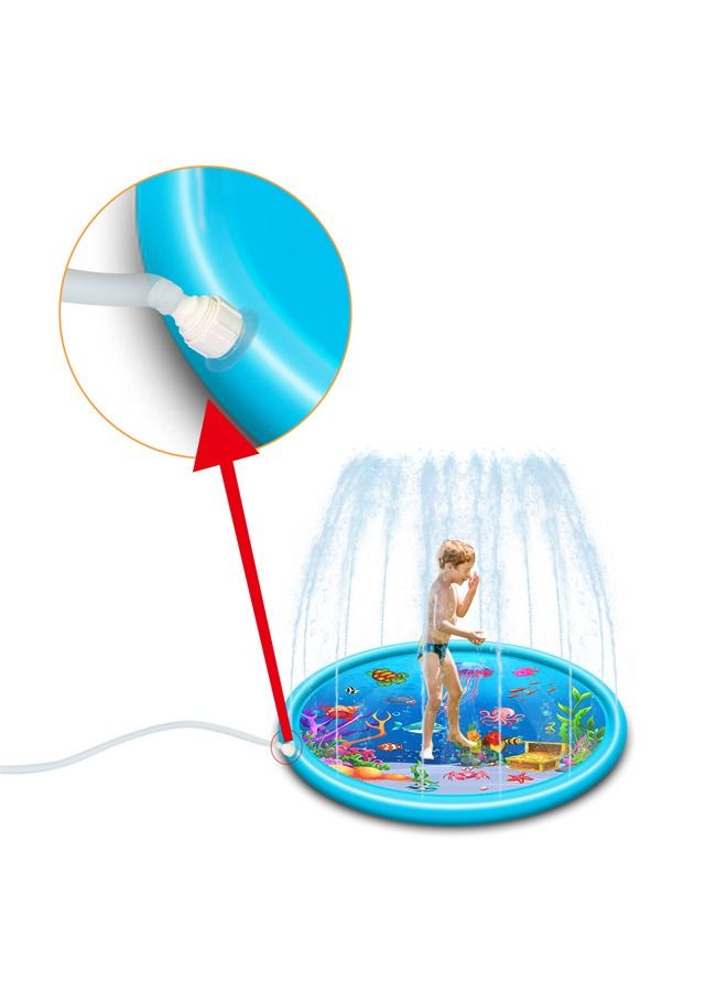 XIANGYU Children's Outdoor Game Pad Inflatable Water Spray Mat Summer Lawn Game Play - Image 2