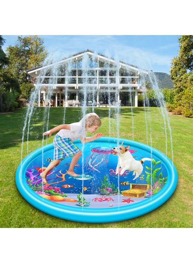 XIANGYU Children's Outdoor Game Pad Inflatable Water Spray Mat Summer Lawn Game Play - Image 3