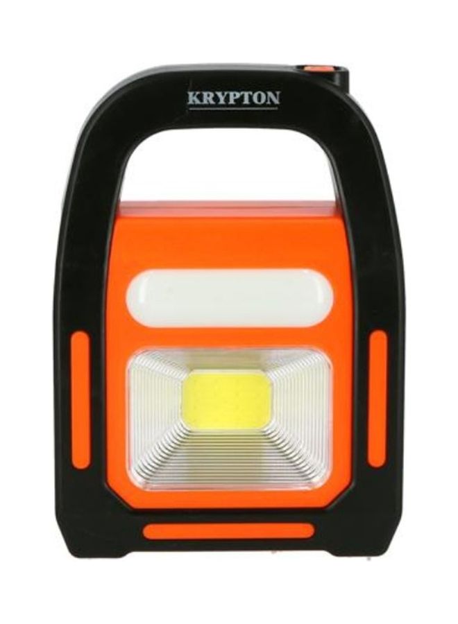 KRYPTON Attractive Rechargeable Emergency LED Black/Orange - Image 1