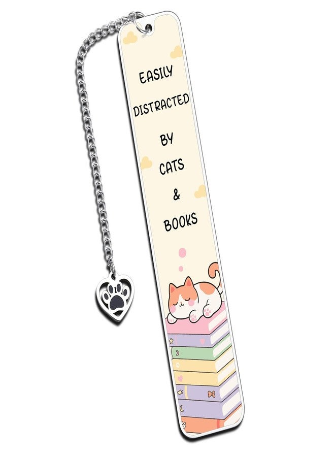 Fleure Esme Cat Bookmarks for Book Lovers, Cat Lover Gifts for Women Men, Boo Basket Stuffers for Women, Christmas Stocking Stuffers for Adults, Cute Book Marks for Reading, Christmas Birthday Gifts Pet Lovers - Image 1