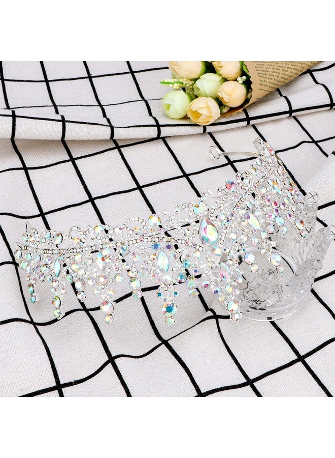 كوسايد COCIDE "ملكة عيد الميلاد" وشاح عيد ميلاد للنساء، تيجان عيد ميلاد للفتيات، مجموعة ديكورات عيد الميلاد، عصابة رأس مرصعة بأحجار الراين، إكسسوارات شعر، تاج لامع لمستلزمات الحفلات - Image 5