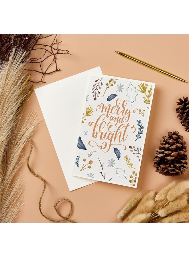 Avery Half-Fold Greeting Cards, Inkjet, 5.5 x 8.5, Matte White, Box of 30, Envelopes Included (8316) - Image 3