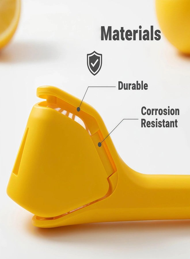 LMFEG عصارة ليمون يدوية من LMFEG، لاستخلاص أقصى قدر من العصير، عصارة حمضيات يدوية سهلة الاستخدام مع مصفاة مدمجة، مناسبة لليمون والليمون الحامض والفواكه والبرتقال والحمضيات الصفراء - Image 4