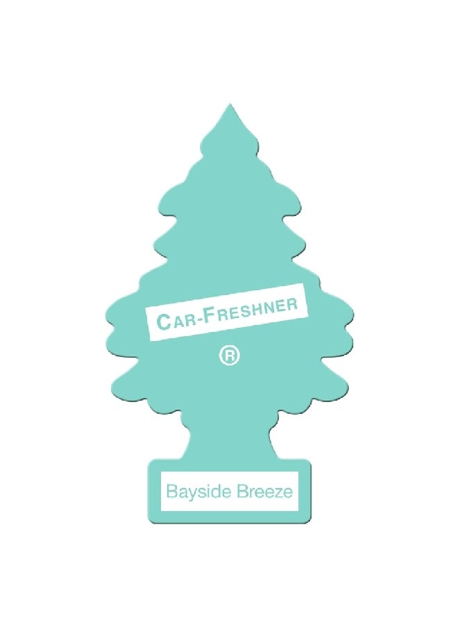 ليتل تريز بطاقة معلقة معطرة للجو برائحة نسيم الخليج المنعشة طويلة الأمد أزرق 19 x 9 x 1 سم U1P-17121 - Image 2