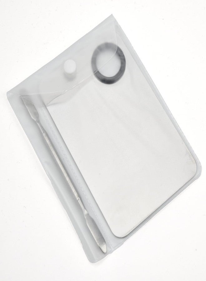 Makeup Mixing Palette, Stainless Steel Makeup Palette, Professional Cosmetic Mixing Makeup Palette Spatula Makeup Artist Tool - Image 5