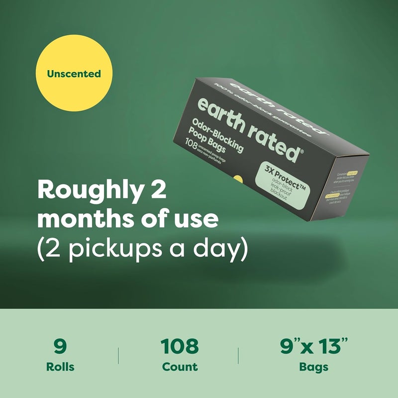 Earth Rated Odor-Blocking Poop Bags - 108 Count - Image 5