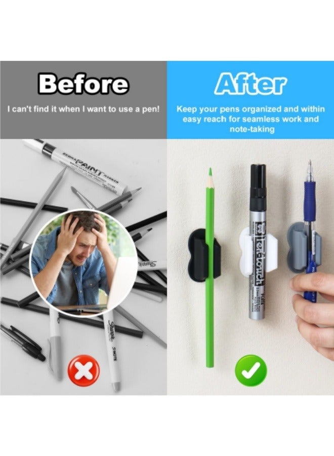 3 قطع من مشابك أقلام السيليكون، حامل أقلام سيليكون لتخزين الأقلام - Image 3