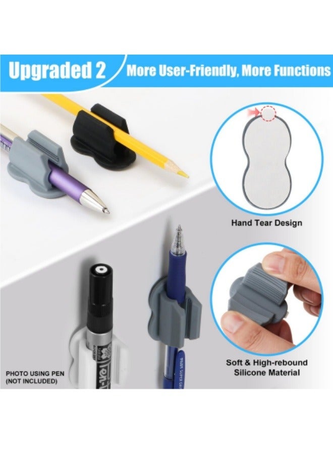 3 قطع من مشابك أقلام السيليكون، حامل أقلام سيليكون لتخزين الأقلام - Image 2