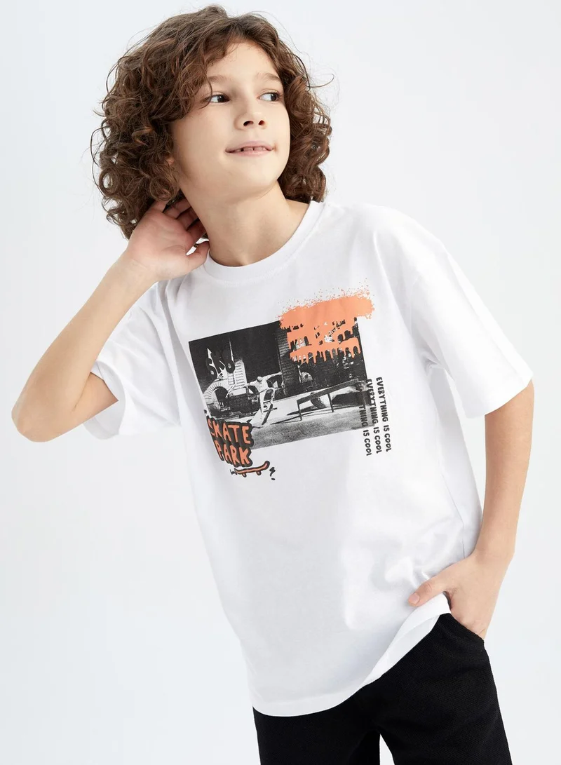 DeFacto Kids Printed T-Shirt