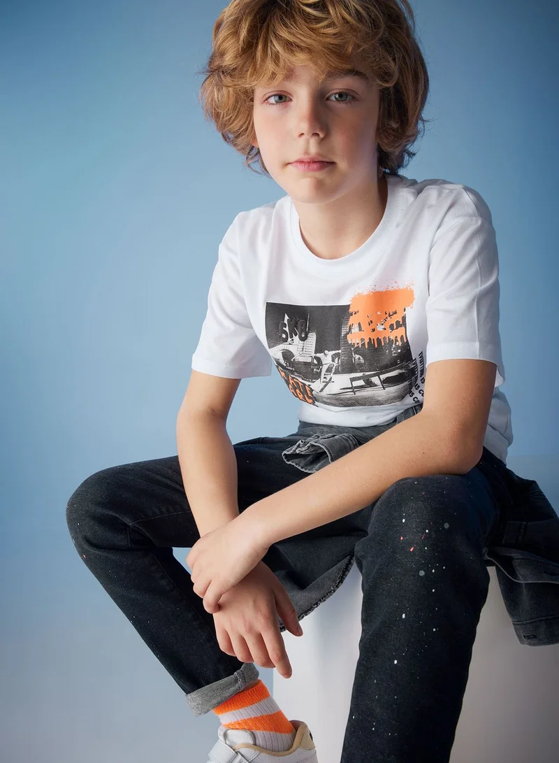 DeFacto Kids Printed T-Shirt