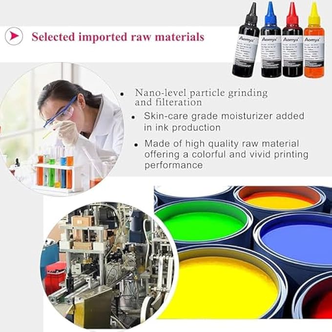 3 BOTTLES BLACK DYE INK INK CARTRIDGES UNIVERSAL PRINTER REFILL INK 300ML REPLACEMENT FOR HP CANON EPSN LEXMARK BROTHER REFILLABLE INK CARTRIDGES CISS CIS SYSTEM, 100ML X 3 - Image 3