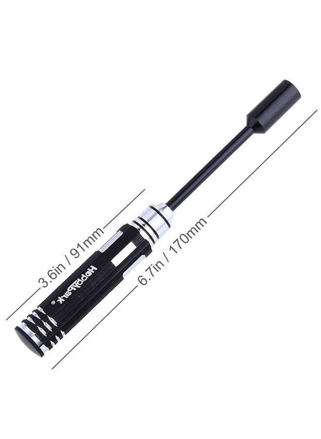 Hobbypark Hobbypark Hex Nut Driver Set Hexagonal Head Nut Drivers 4.0 5.5 7.0 8.0mm Hex Wrench, 17mm Wheel Wrench, RC Screw Tray RC Tools Kit for RC Car Traxxas Arrma Axial SCX10 Redcat Racing  - Image 3