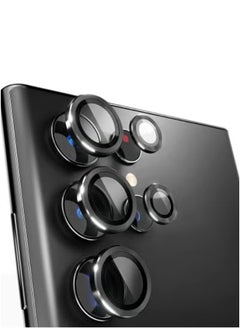 JAJEEK Samsung Galaxy S24 Ultra 5G 2024 Premium Camera Lens Film Protector Shield (MLHICR) – Clear/Black – Ultra-Clear HD Glass Lens Guard, Scratch-Resistant, Anti-Fingerprint, Easy Bubble-Free Installation, Full Camera Coverage, Durable & Lightweight  - Image 4