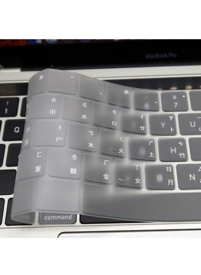 Generic - Applicable To MacBookair13A2681(M2) Pro/13.3/14/16 Taiwan Warehouse Keyboard Protective Film-Color:Long Carton Packaging-Size:air15  A2941 - Image 1