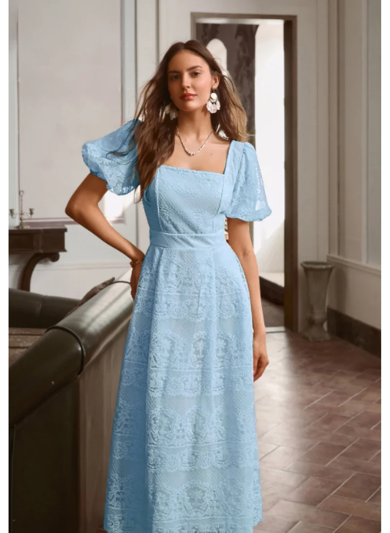 SIMPLEE Women's Summer Elegant DressLight & Comfortable Lightweight Cotton Blend Perfect for Outings