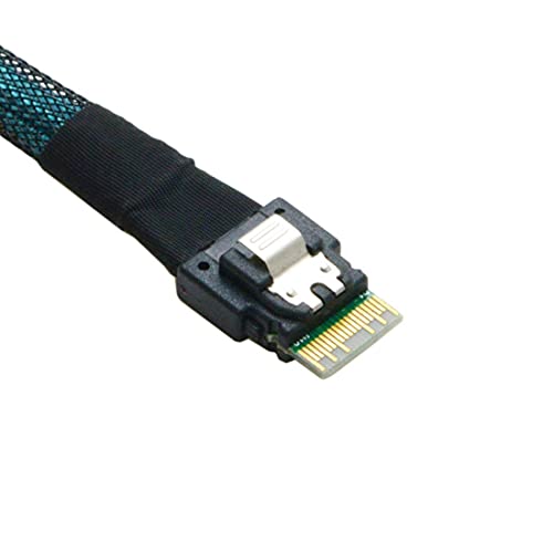 chenyang CY Slim Line SAS 4.0 SFF-8654 4i 38 Pin Host to 4 SATA 7 Pin Target Hard Disk Fanout Raid Cable 50cm - Image 4