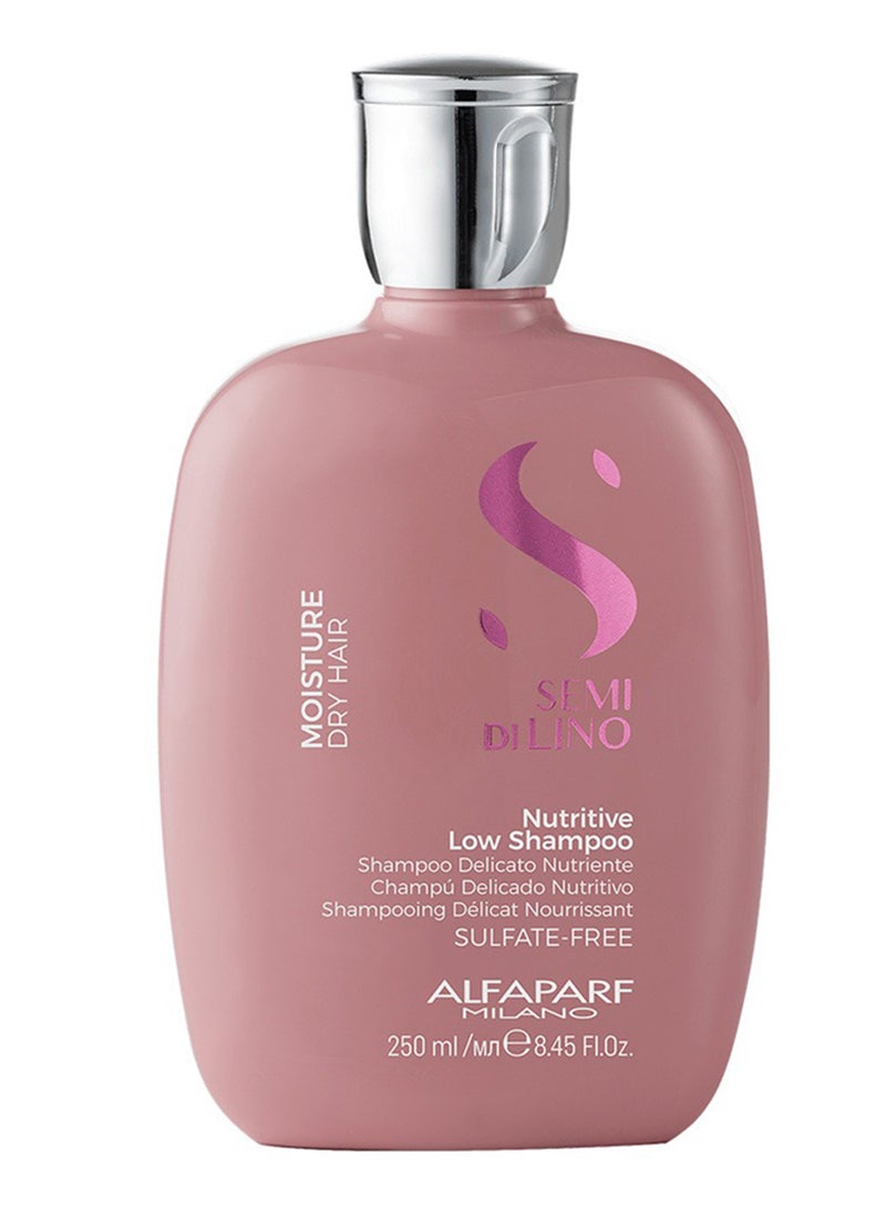 ALFAPARF Milano Semi di Lino Moisture Nutritive Low Shampoo, 250 ml - Image 1