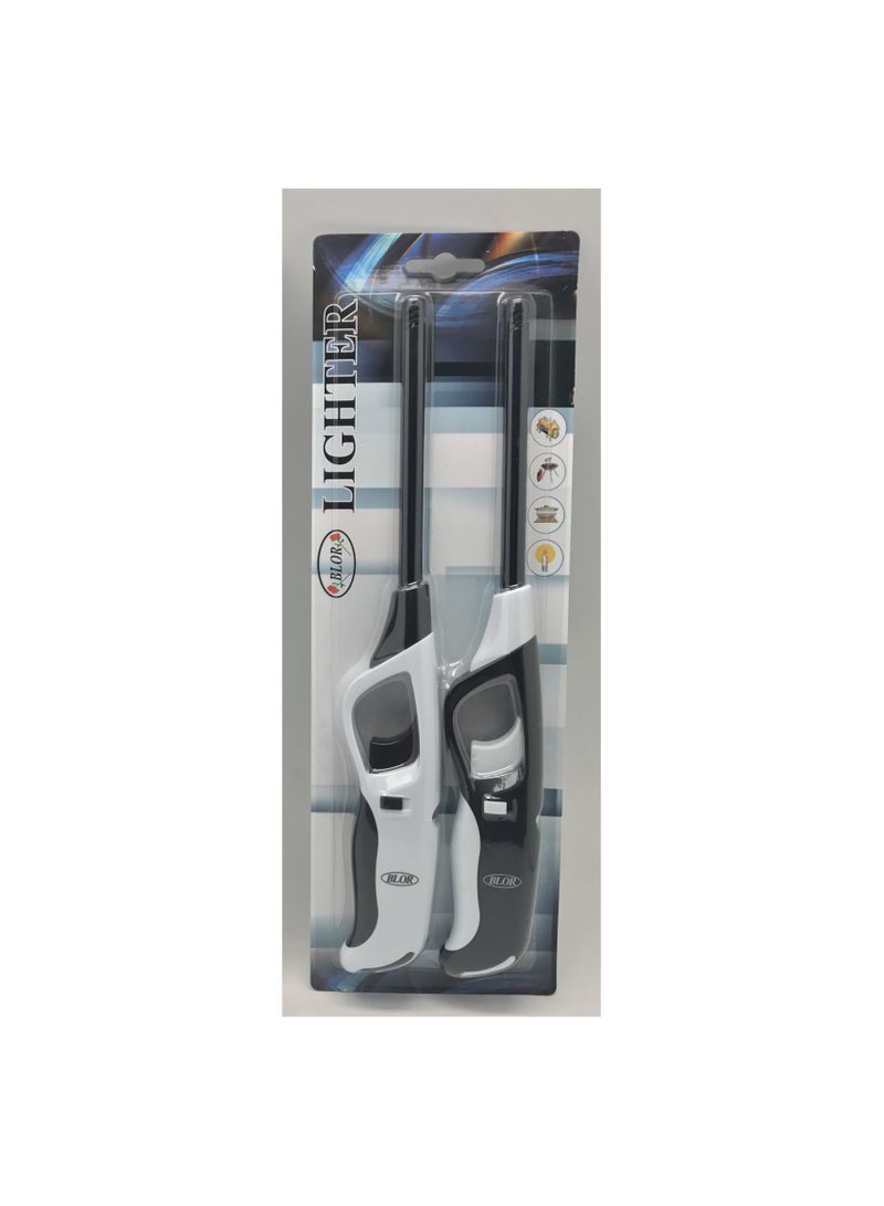 بلور طقم ولاعة غاز بلور عدد 2 قطعة خنجر Astd