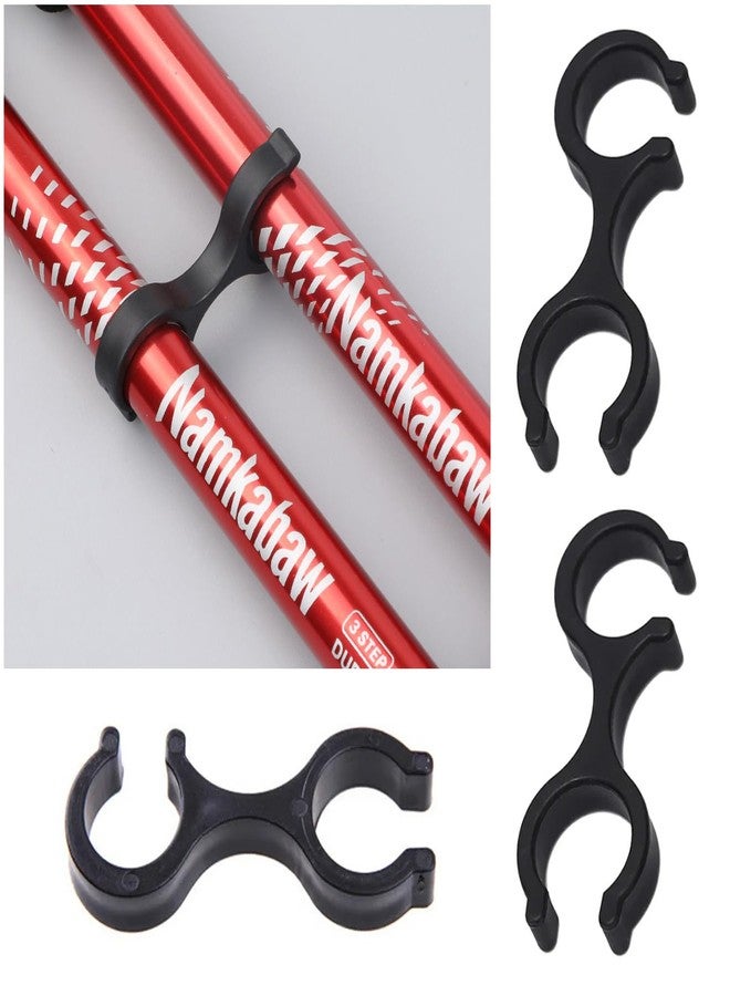 SquEqu 15 Pack Trekking Poles Clips Hiking Pole Clamps Connector Holder Organizer for Hiking Sticks Aluminum Ski Poles Walking Sticks Backpack Travel Trip Keep Poles Together Storage Stay in Place - Image 4