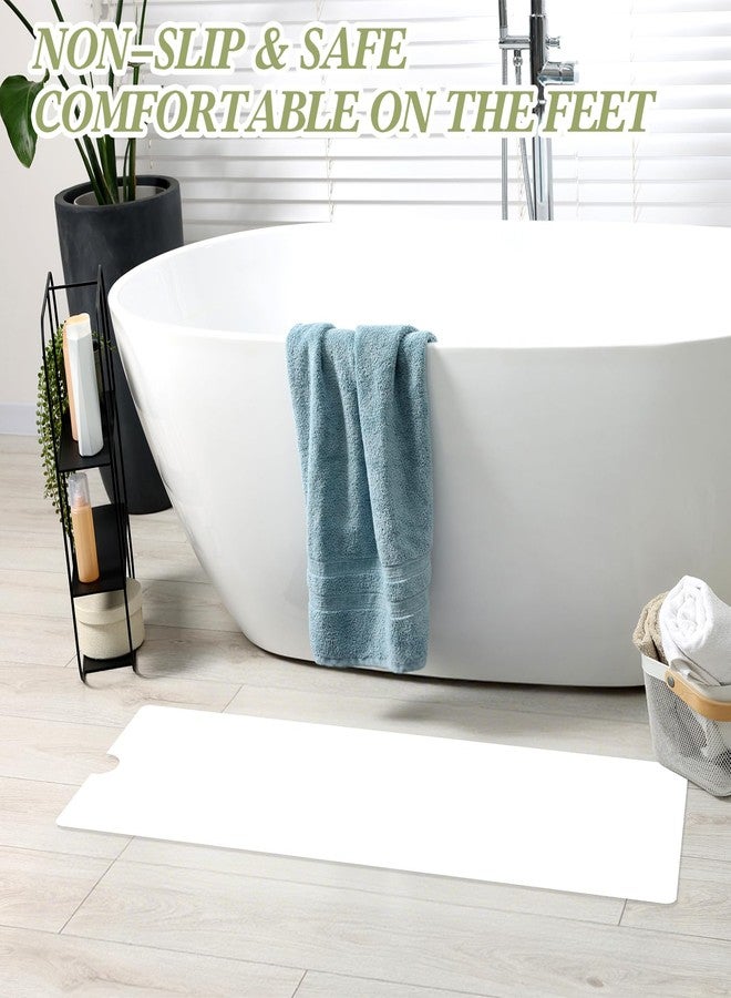 Colingmill 40 x 16 Inch Extra Long Non Slip Bathtub Mat for Tub Adhesive Vinyl Anti Slip Non Skid Safety Bath Mat with Drain Cut Out for Shower Floor Boat Wet Areas - Image 5