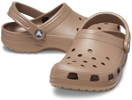 Crocs Unisex-Adult Classic Clog, Clogs for Women and Men, Latte, 12 Men/14 Women - Image 2