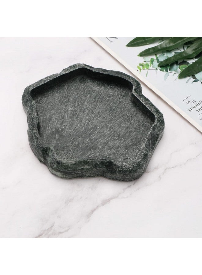 ECSiNG Reptiles Water Tray Tortoise Feeder Lizard Water Dish Resin Drinking Bowl for Tortoise Lizard Frog Terrapin Gecko Spider Scorpion Size S - Image 5