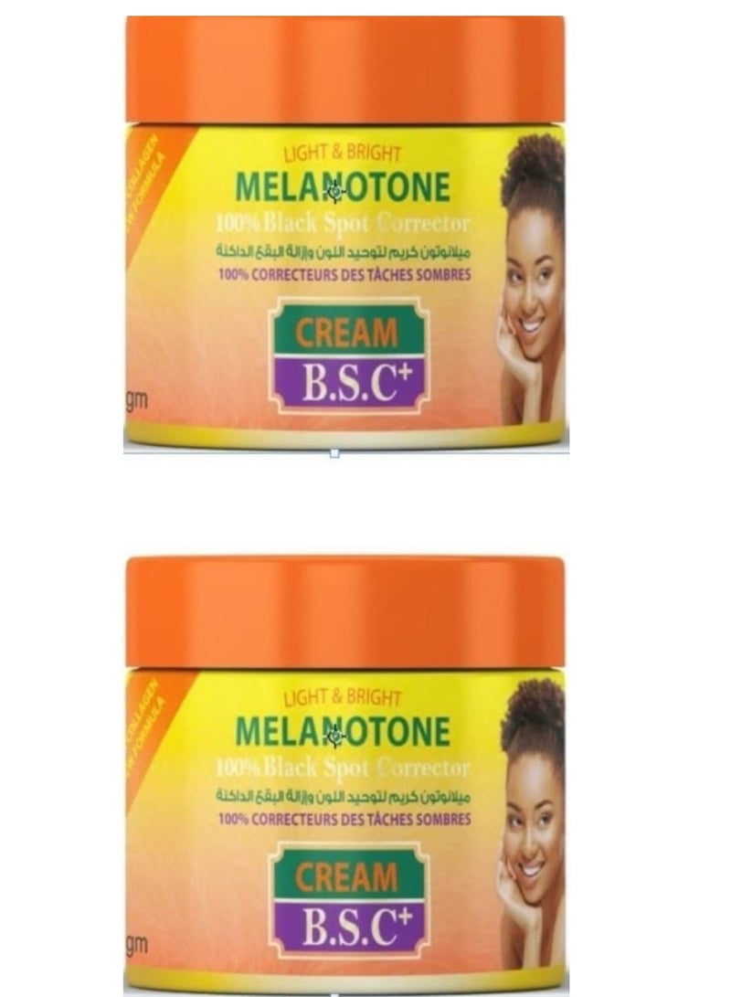 MELANO Two Pieces of Light & Bright Melanotone cream 2*40 g - Image 1
