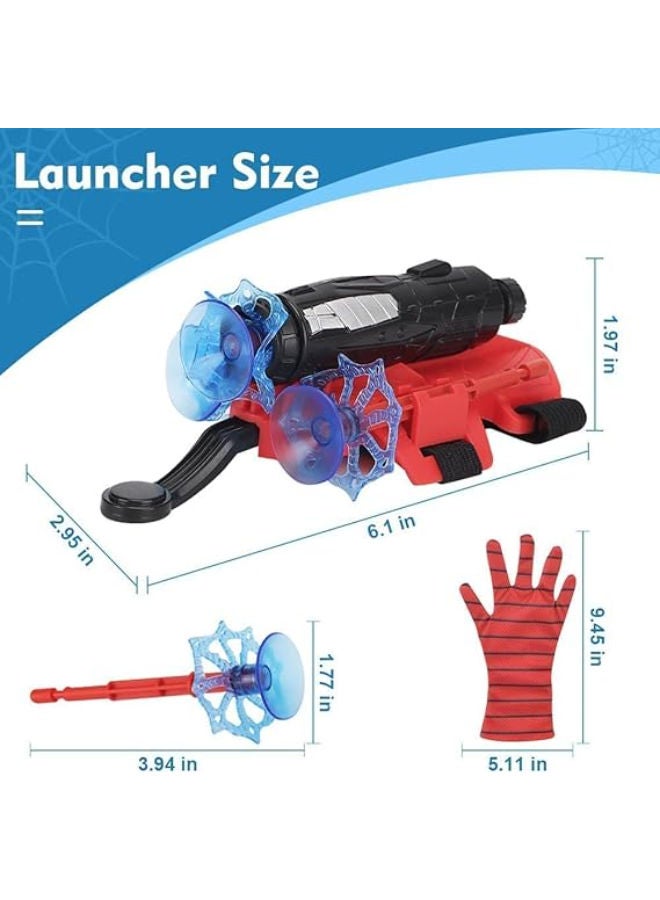 GLM Spider Role-Play Toy, Spider Web Shooters Toy, Hero Launcher Wrist Toy Set, Kids Superhero Spider Role-Play Toy Cosplay - Image 1