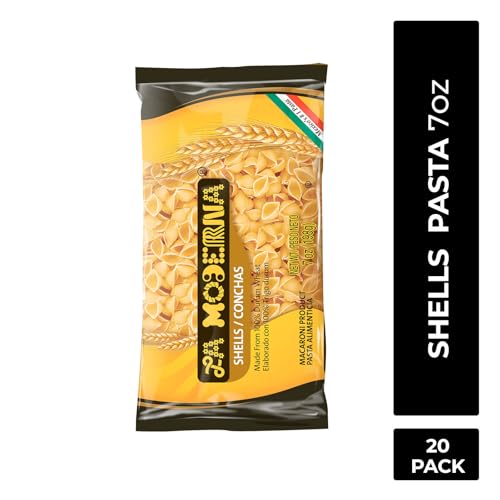 LA MODERNA, Shell Conchas Pasta 7 oz (Pack of 20) | Made with Durum Wheat Semolina | Enriched with Iron, Folic Acid & B Vitamins | Non-GMO Kosher Conchas Pasta Shells for Soups, Casseroles, Salads & Family Meals - Image 2