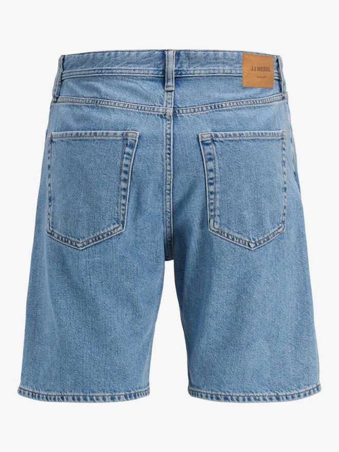 Rebel Men Light Blue Casual Denim Shorts - Image 2