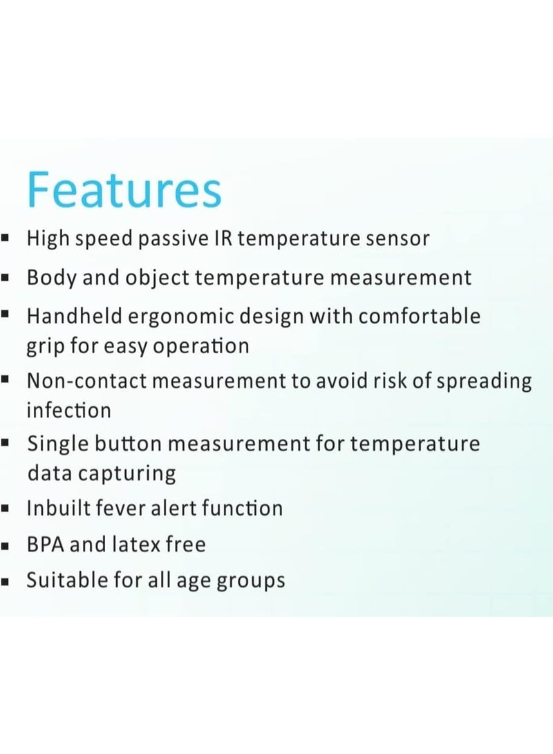 Digital Temperature Meter up to 118°C – Non-Contact Infrared Thermal Pyrometer (IR Measurement 0-118°C) - Image 3