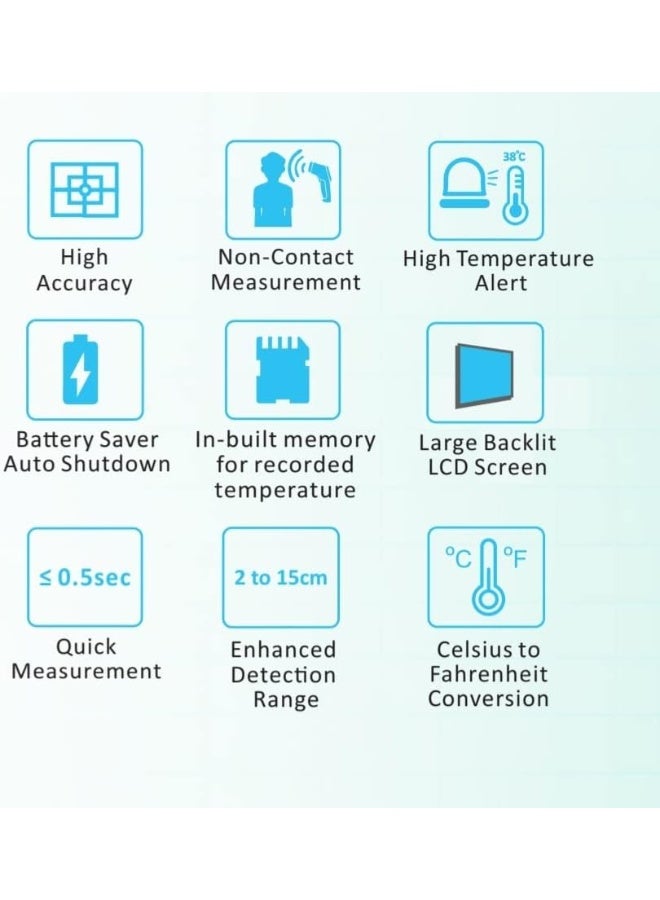 Digital Temperature Meter up to 118°C – Non-Contact Infrared Thermal Pyrometer (IR Measurement 0-118°C) - Image 2