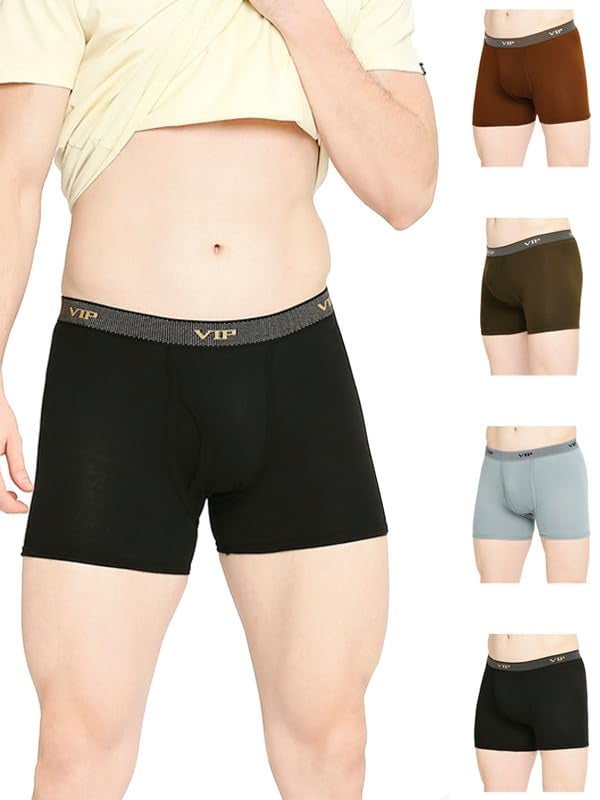 VIP Fresh Mesh Air Flow Cotton Trunks for Men | Breathable Stretch Mesh with Soft Elasticized Waistband - Image 1