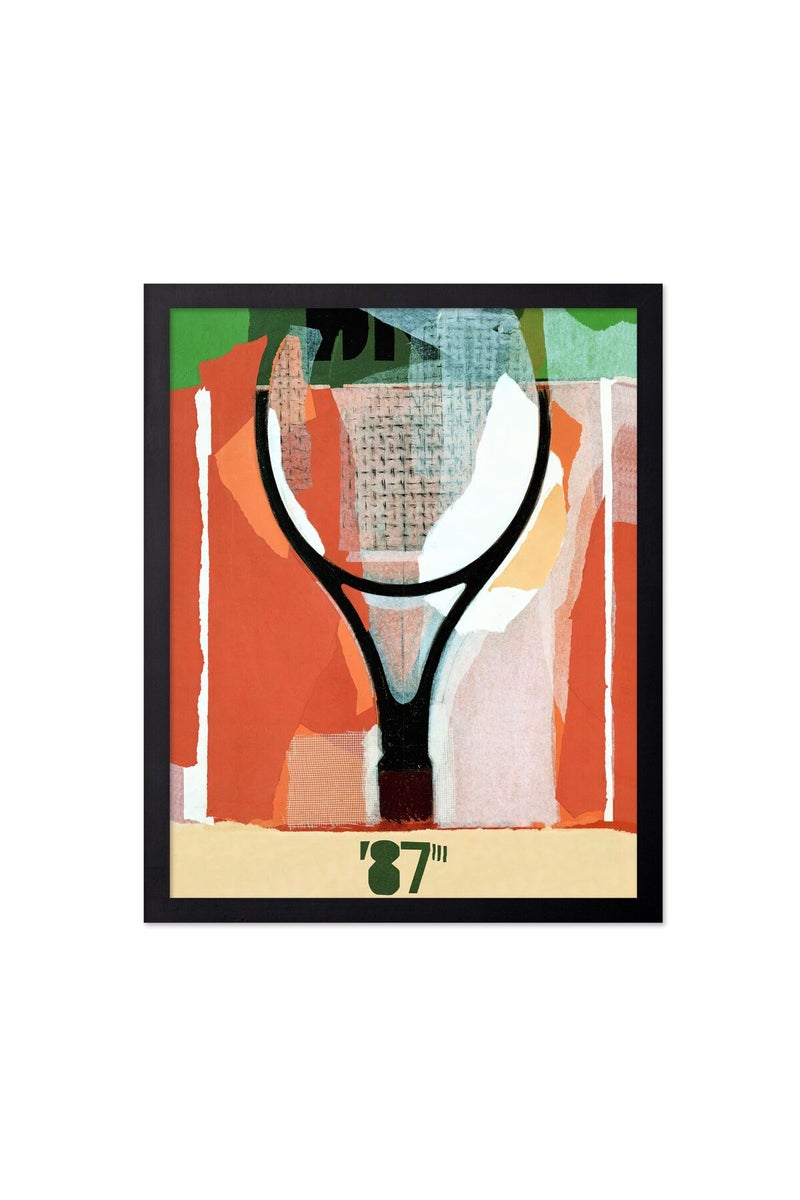 Poster Master Vintage 1987 Tennis Poster - Retro Sport Print - Gift for Men, Women & Athletes - Wall Decor for Bedroom, Living Room or Dorm - 11x14 UNFRAMED Wall Art - Image 1