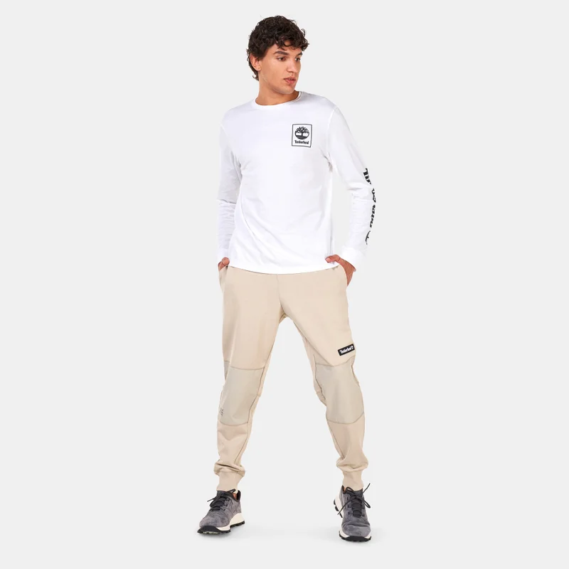 Timberland Men's Heavyweight Mixed Media Sweatpants