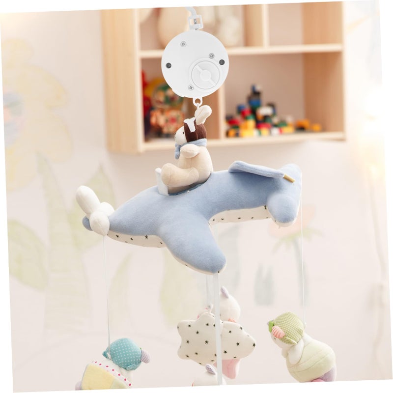 Rotating Musical Crib Mobile With Music Box Sensory Toys For Nursery Bed - Image 5